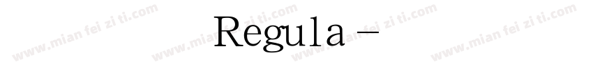 汉鼎简特宋 Regula字体转换